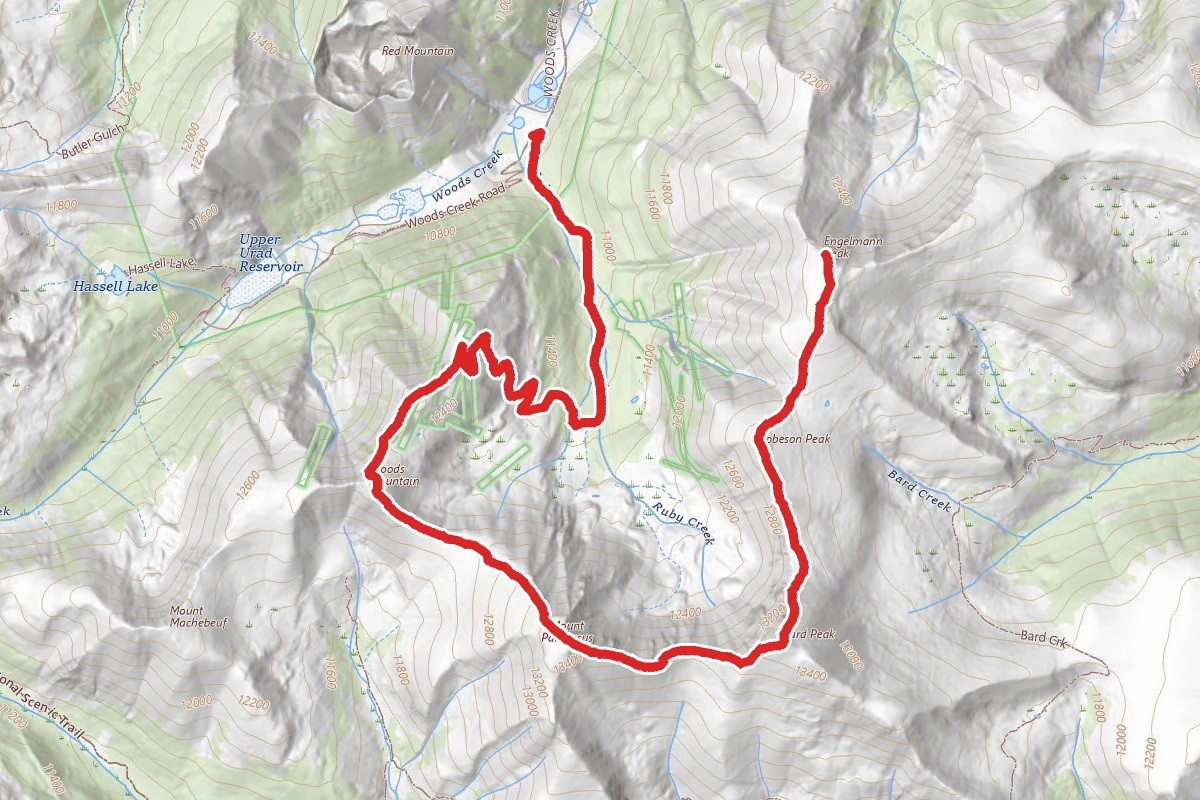 Engelmann Peak Trail