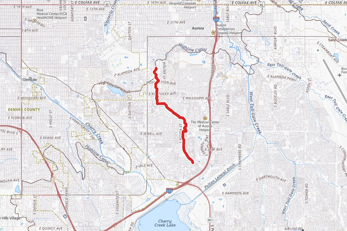 Aurora Westerly Creek Trail