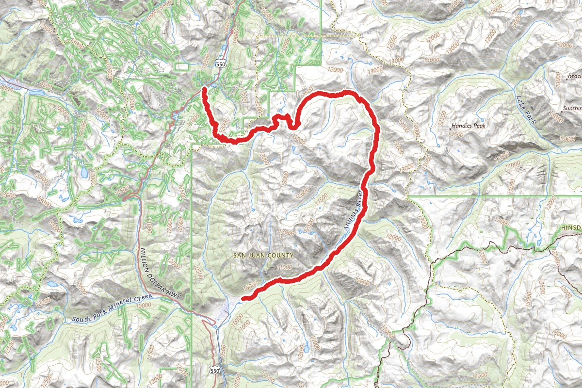 Alpine Loop and California Gulch OHV Trail