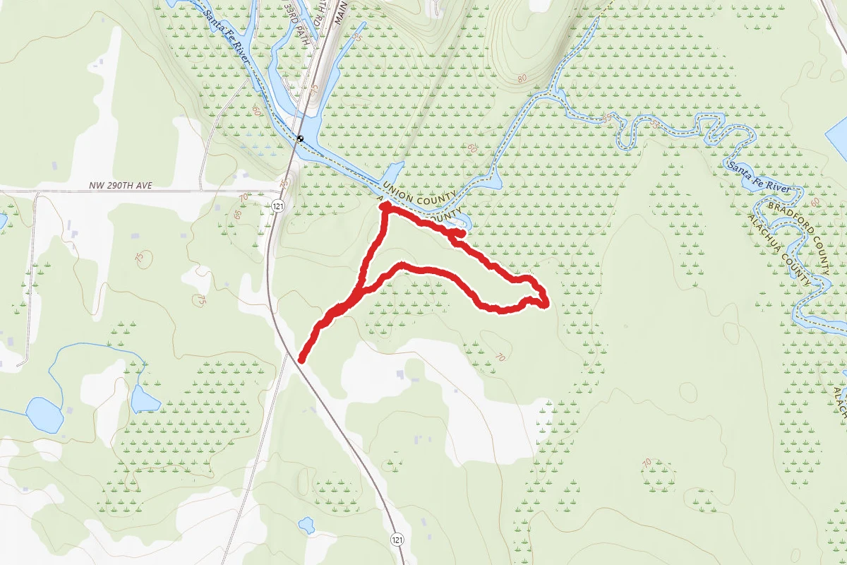 Santa Fe River Preserve Blue Trail