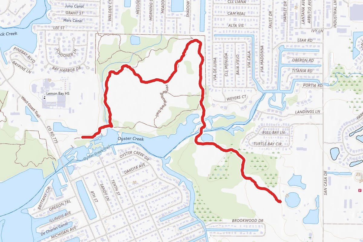Cedar Point Green and Upper Red Trail