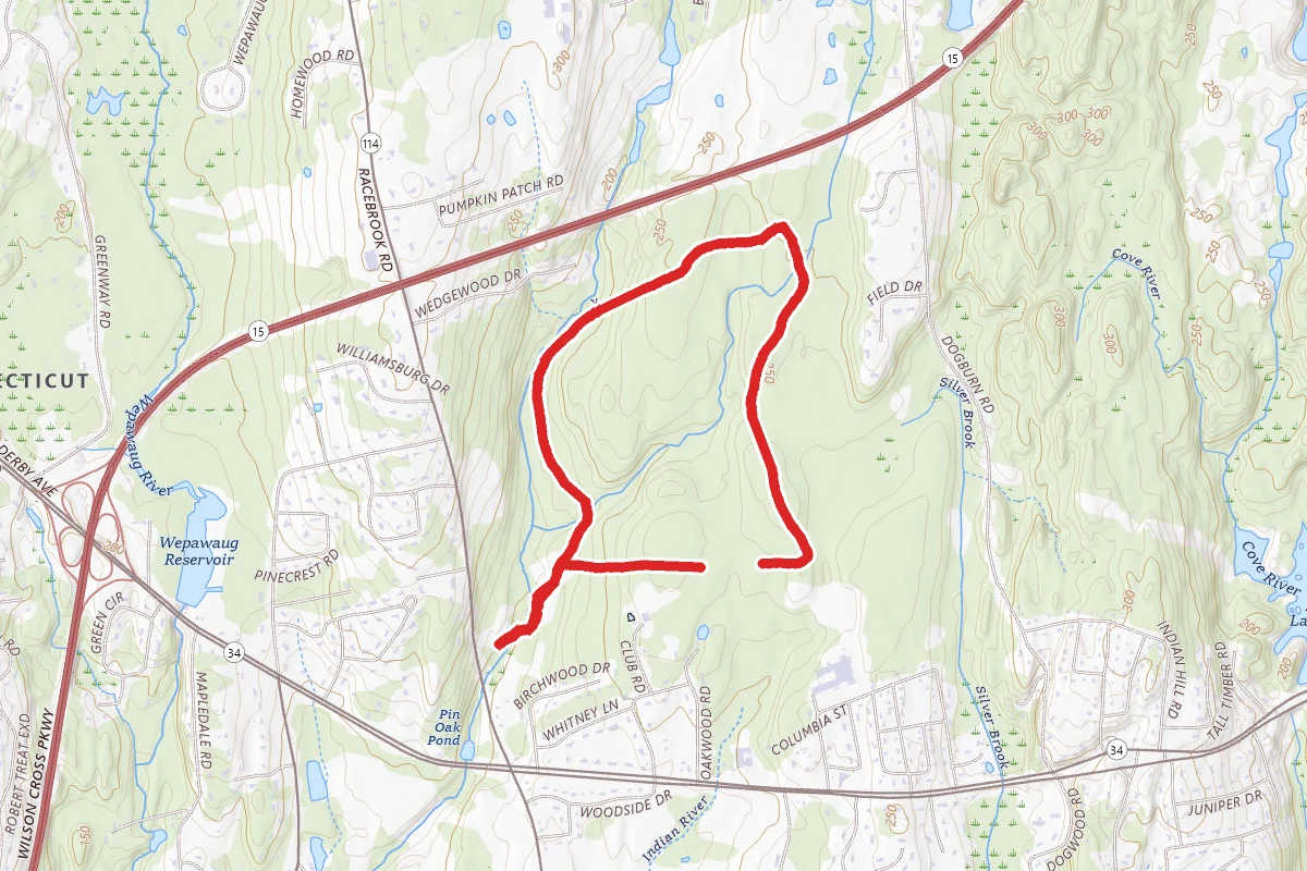 Race Brook, Pine, and Wepawaug Trail