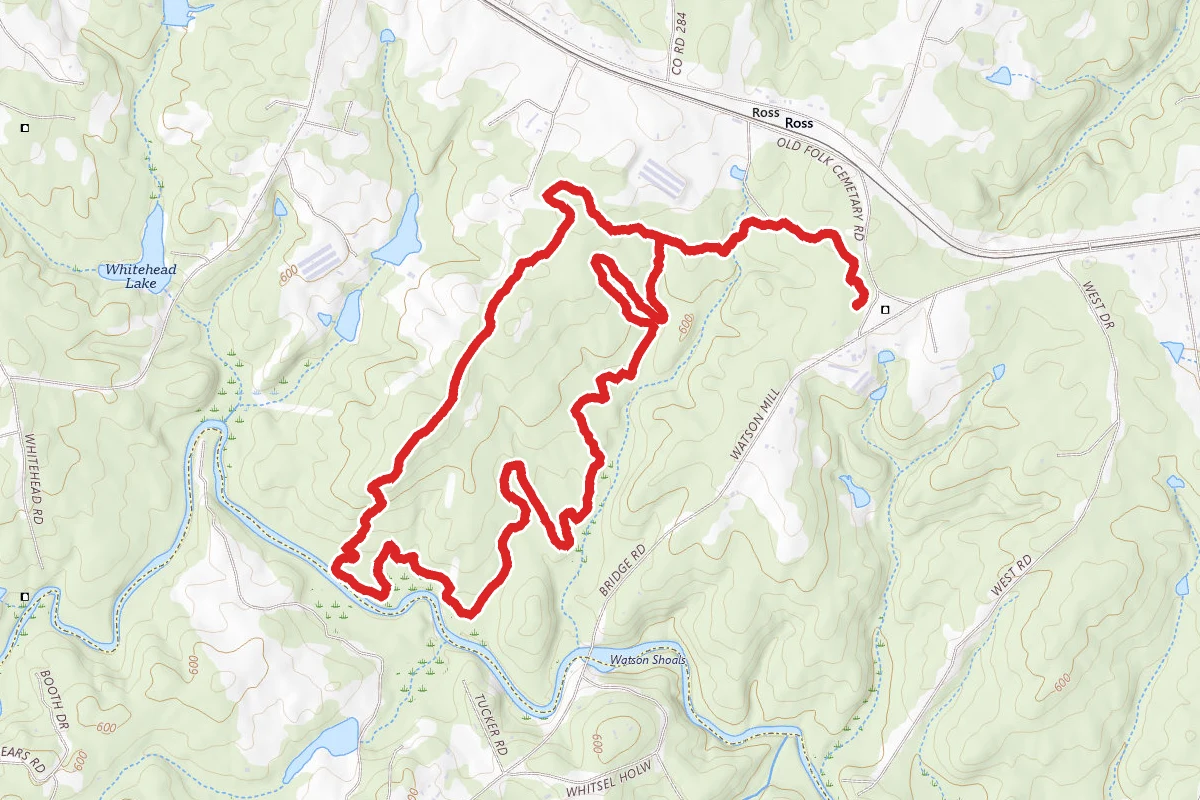Horse Trail 1 Green, Horse Trail 2 Blue, Horse Trail 3 Grey, Horse Trail 4 Brown Loop