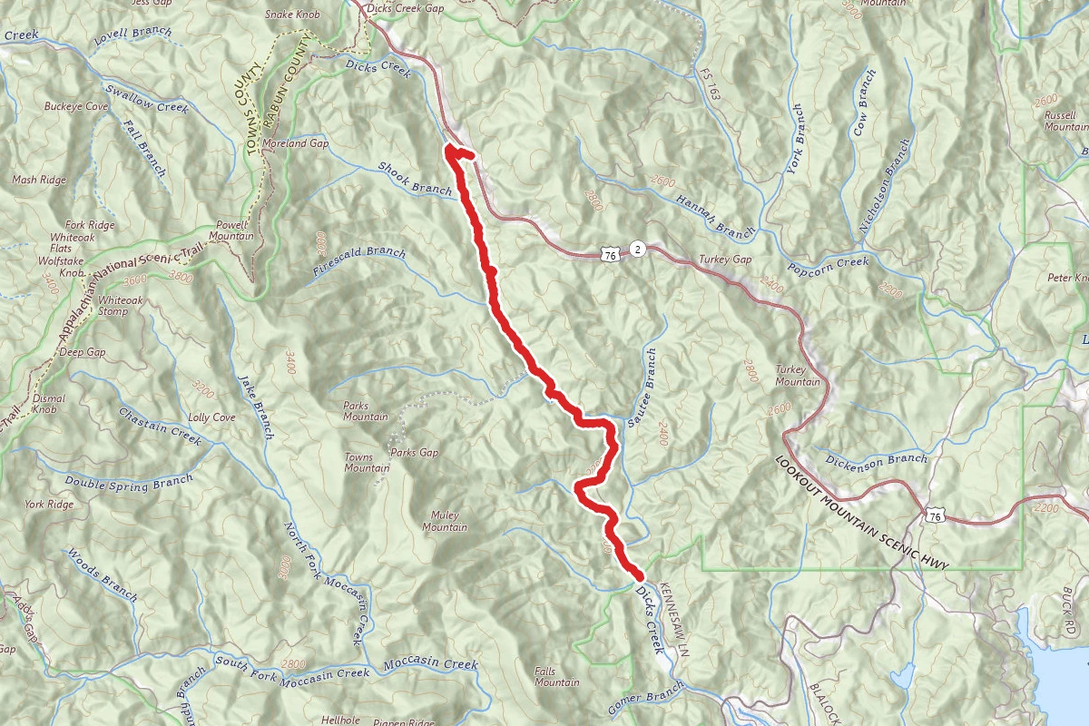 Dick's Creek Rd (FS-164)