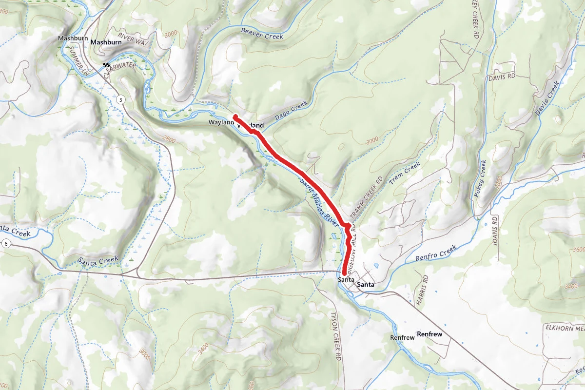 Upper St. Maries River Scenic Drive
