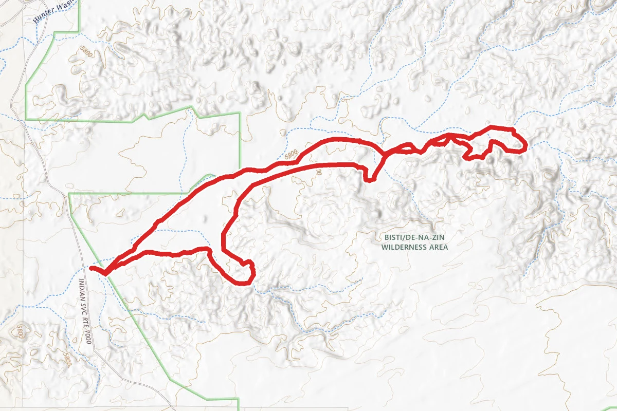 Bisti Badlands Trail