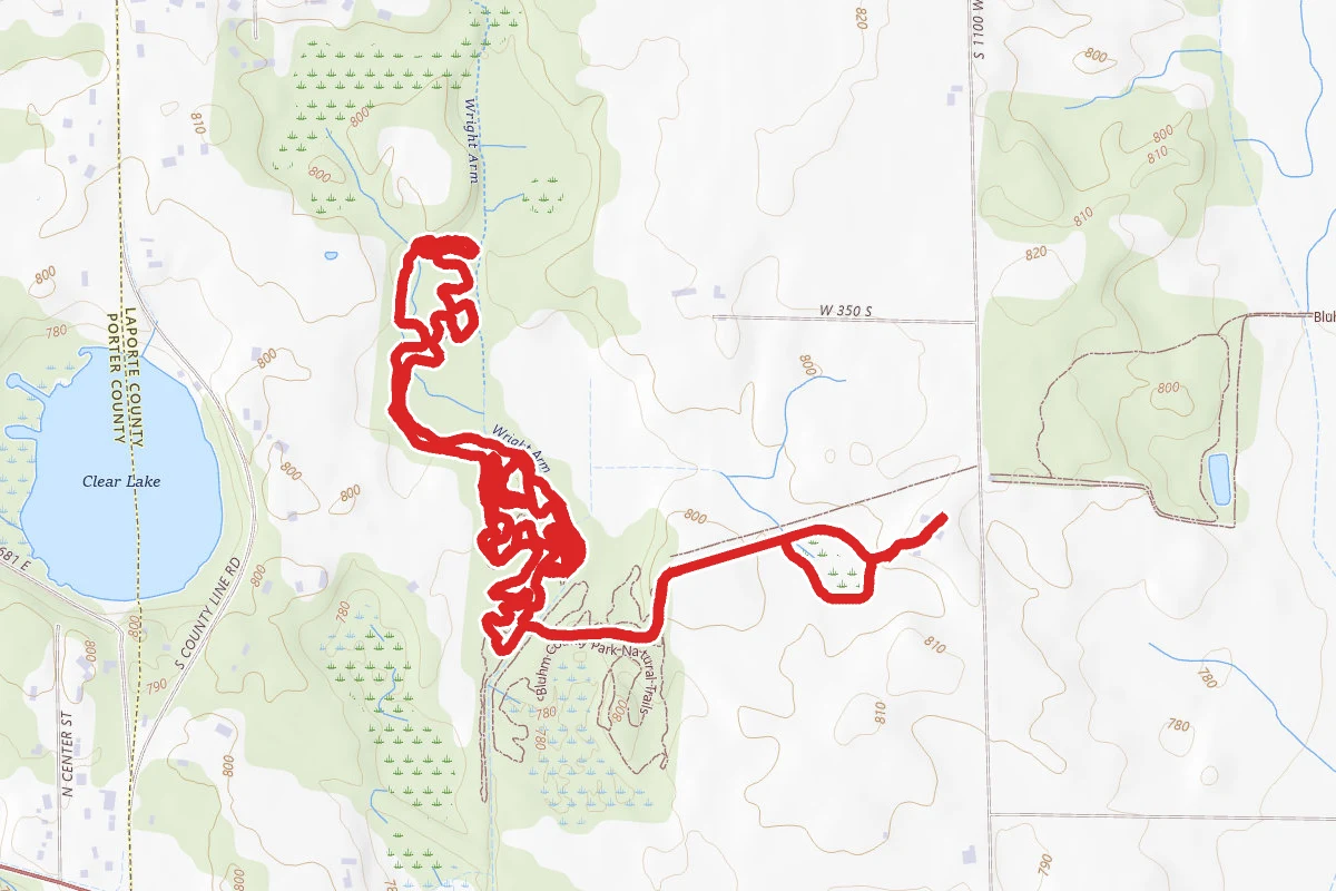 Bluhm County Park West Woods Multi-Use Trails