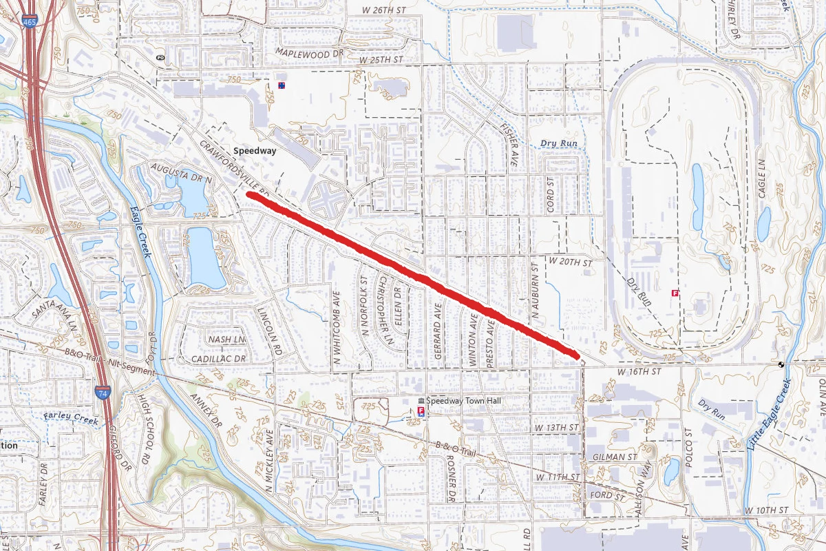 Speedway P&E Rail Trail