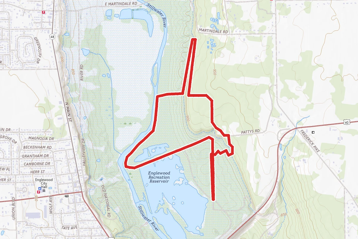 Englewood MetroPark Green Trail Loop