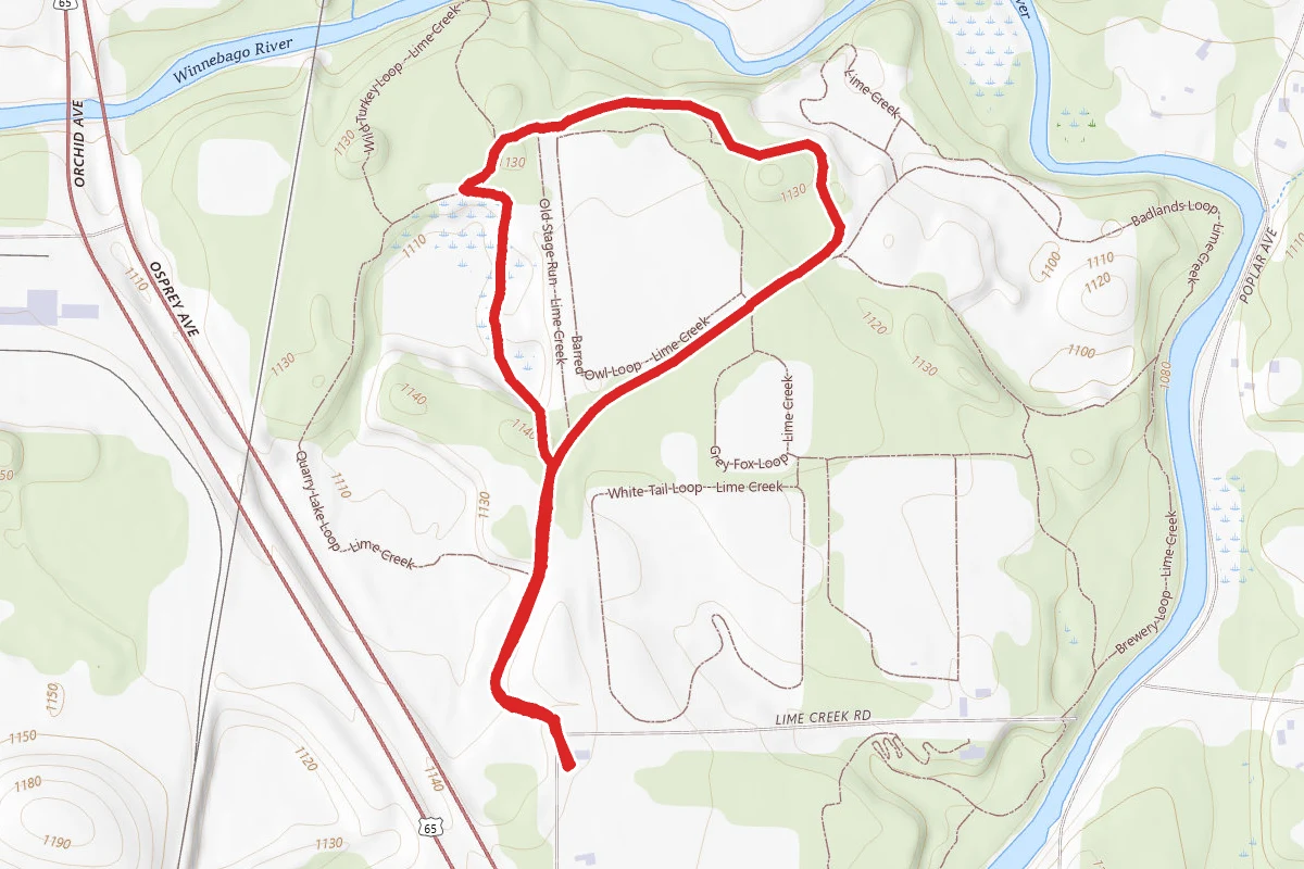 Old Stage Run to Quarry Lake Loop