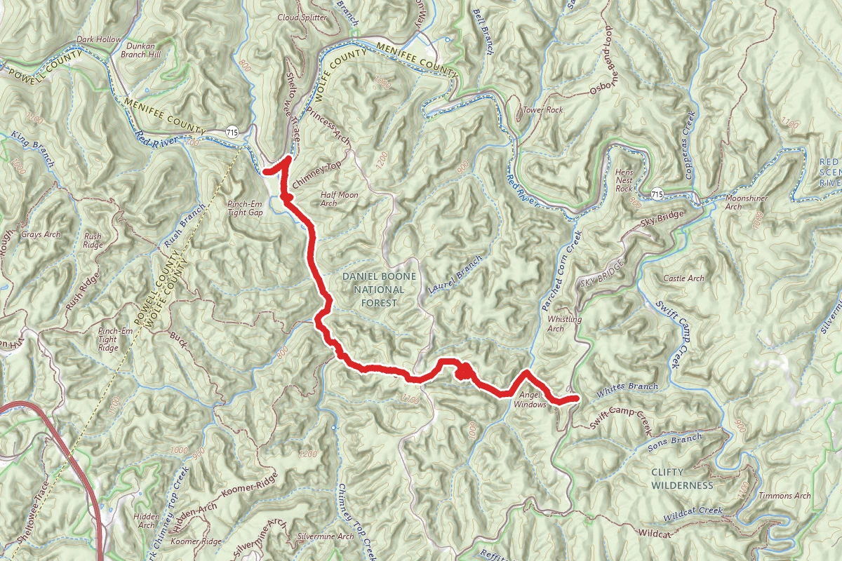 Rough Trail to Jump Rock