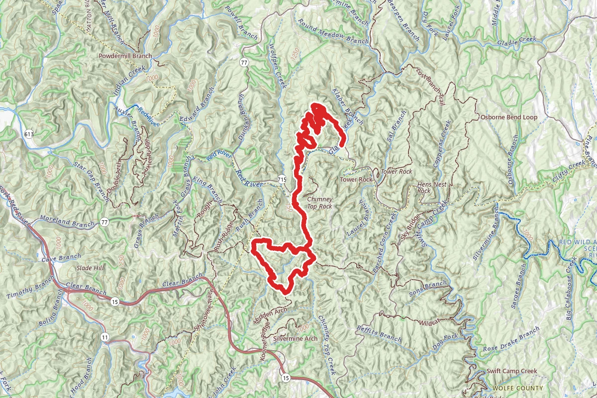 Indian Staircase to Pinch Em Tight Ridge Loop