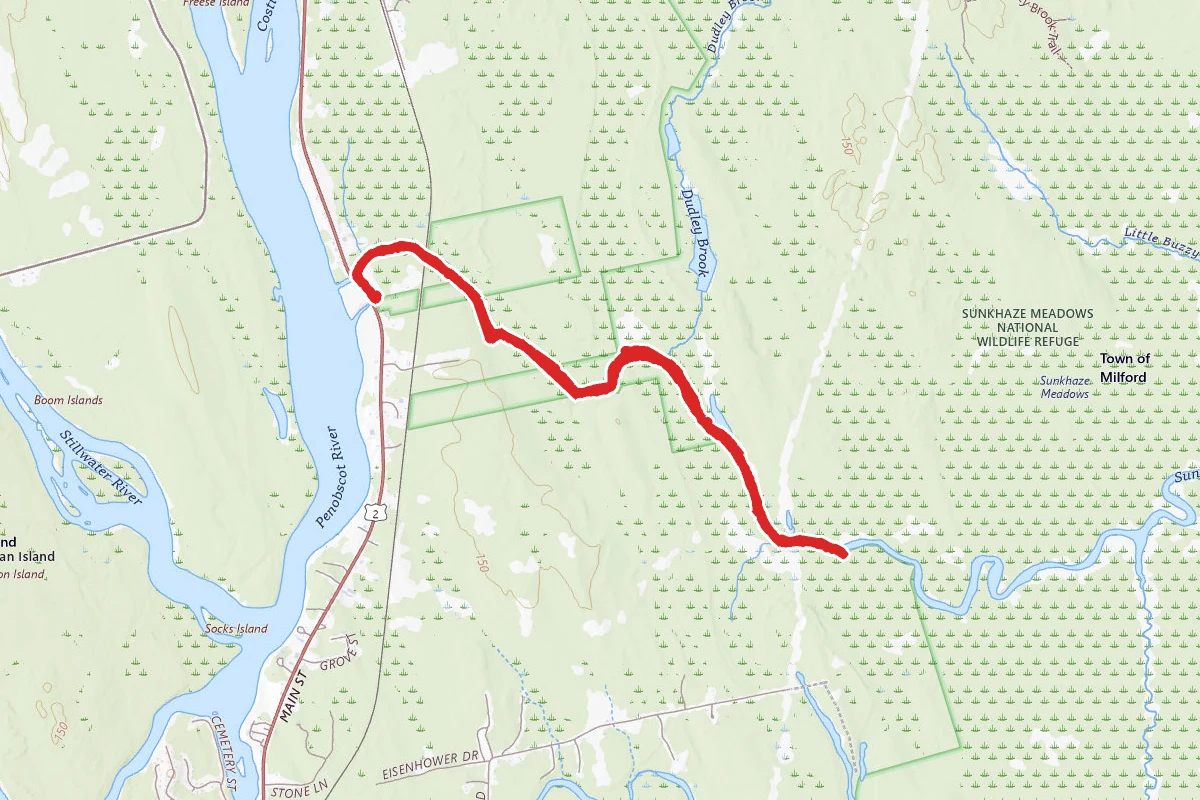 Kayaking to Sunkhaze Meadows National Wildlife Refuge