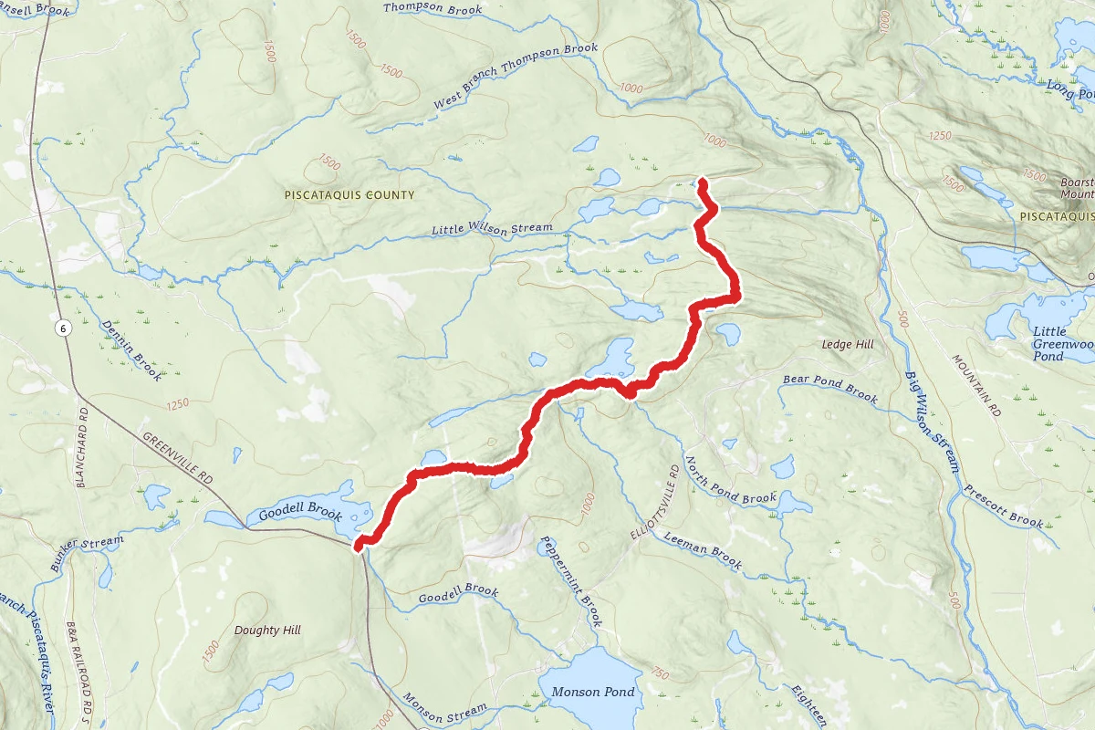 Monson Slate Hills via Appalachian Trail