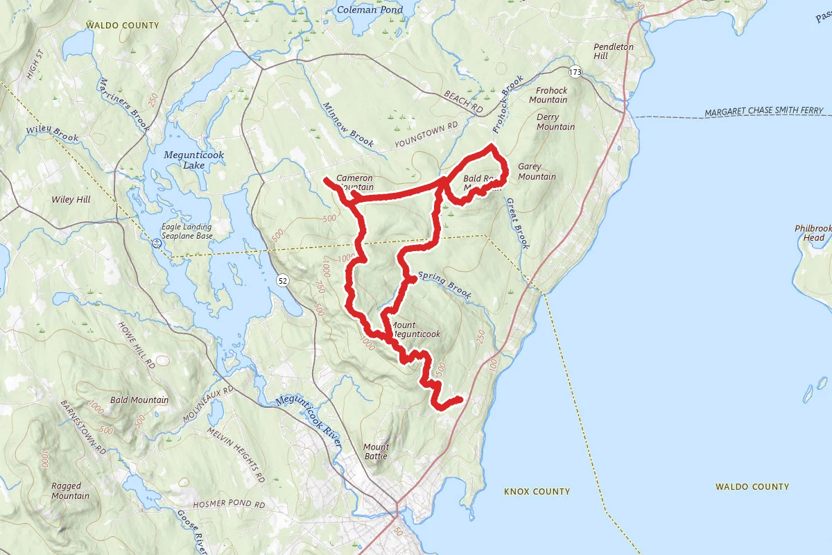 Garey Mountain to Cameron Mountain Loop via Ridge Trail