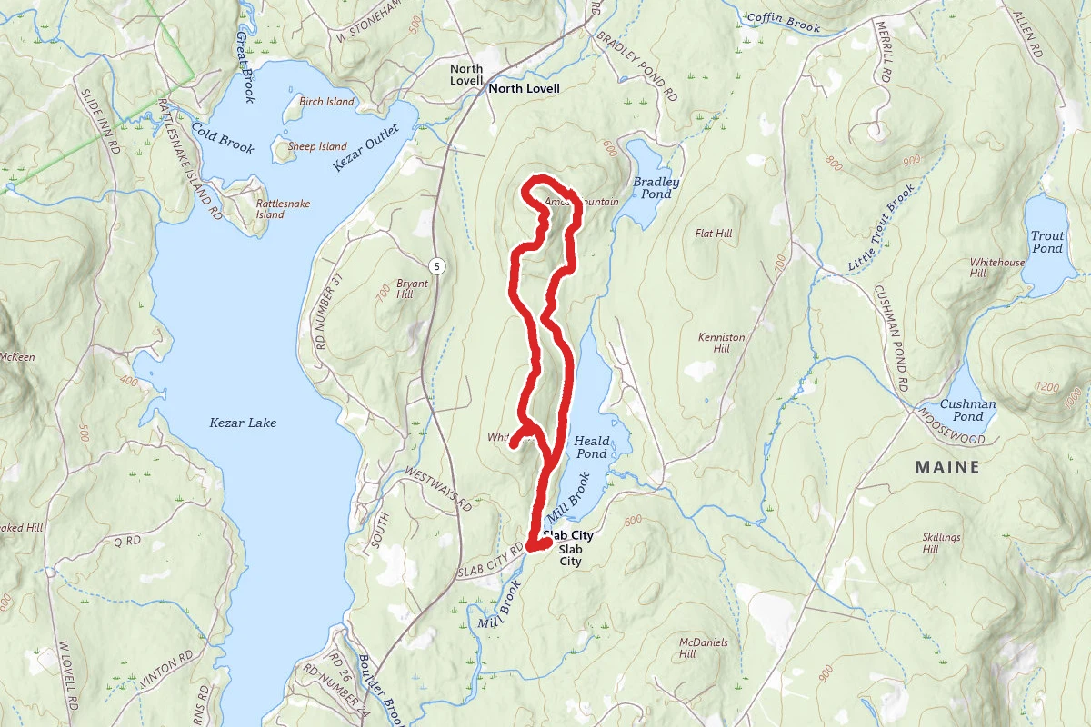 Red, Blue, Saddle and Gallie Loop