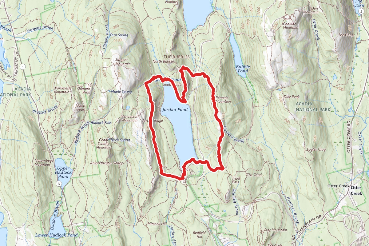 Jordan Cliffs, South Bubble and Pemetic Mountain Loop