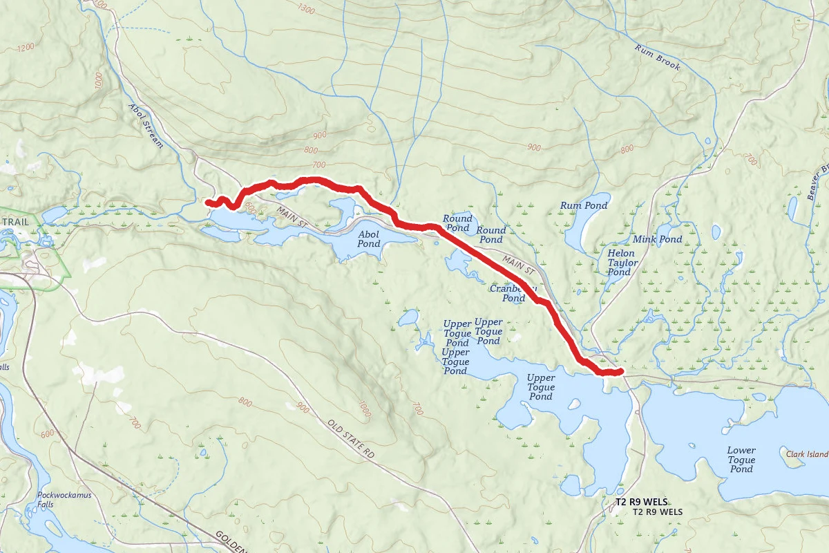Upper and Lower Togue Ponds and Abol Pond