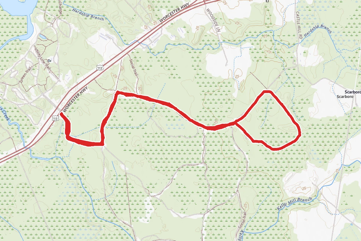Chandler Tract Blue Trail