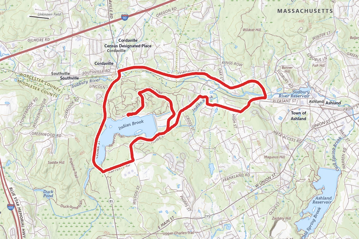 Hopkinton Park to Gryncel Park Loop