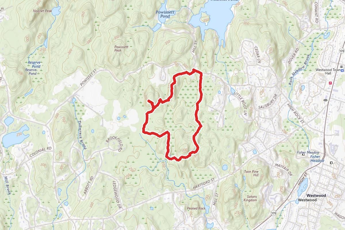 Oak Hill and Mill Brook Loop