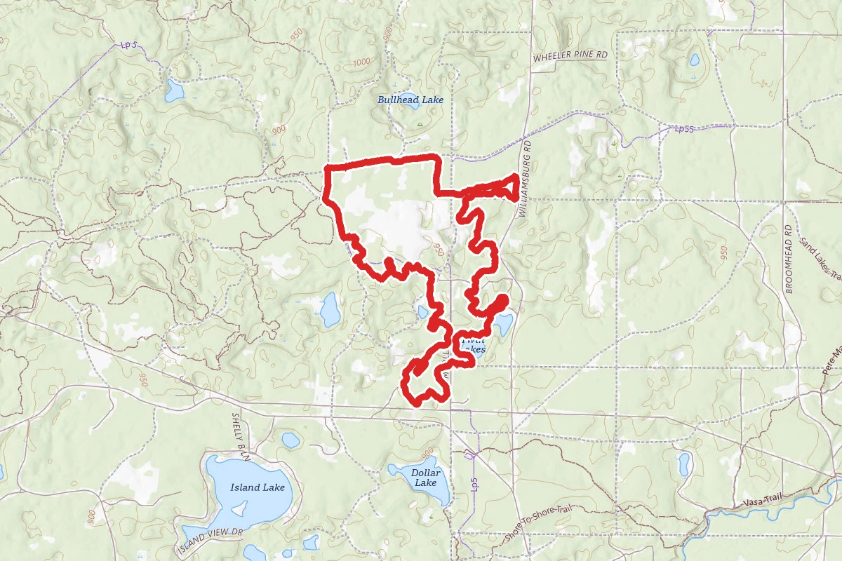 Williamsburg Single Track Loop