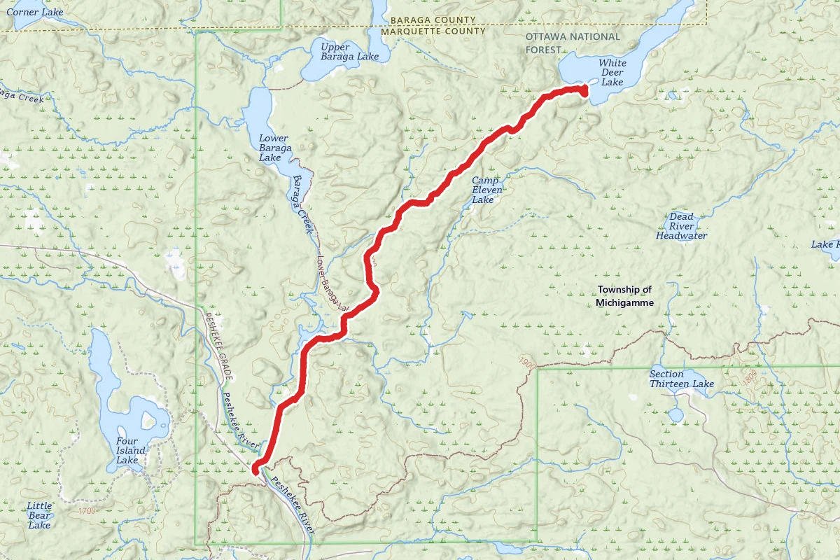 White Deer Lake Trail