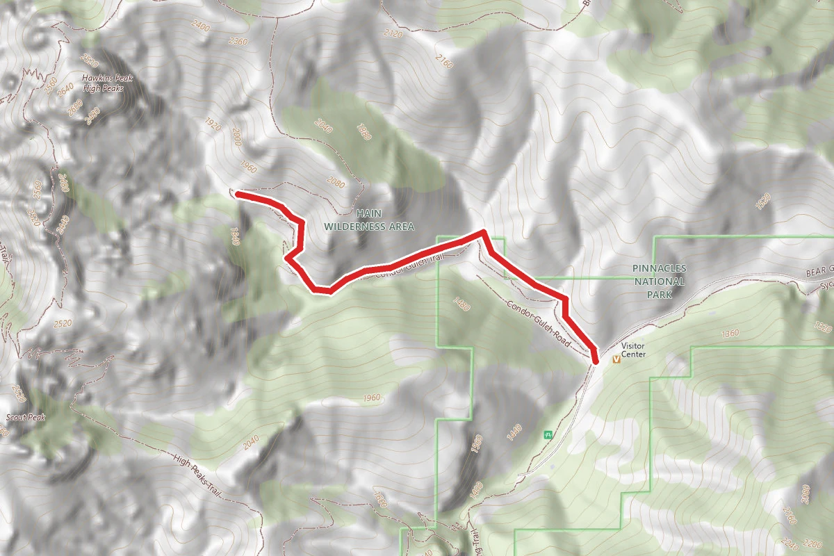 Condor Gulch Trail To Overlook
