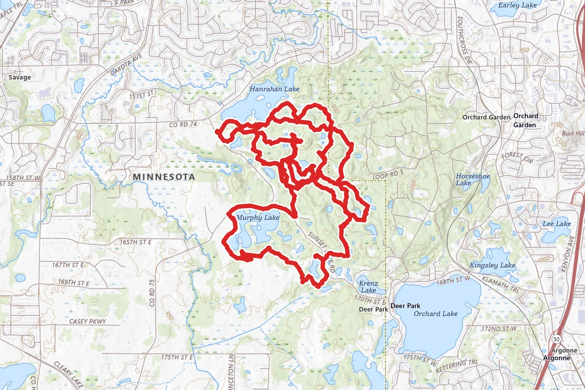 Hanraham Lake and Murphy Lake