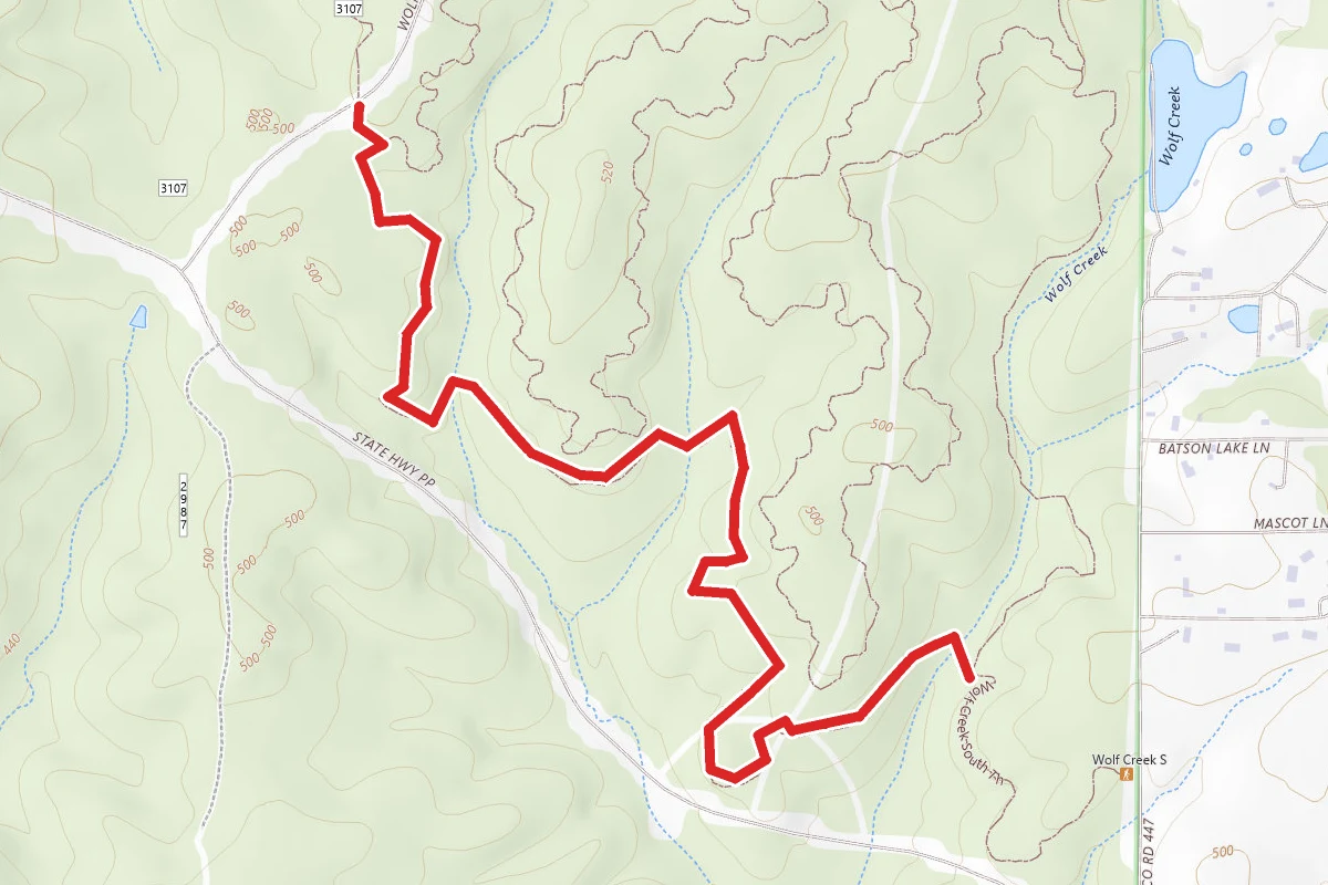 Wolf Creek Trail to Wolf Creek
