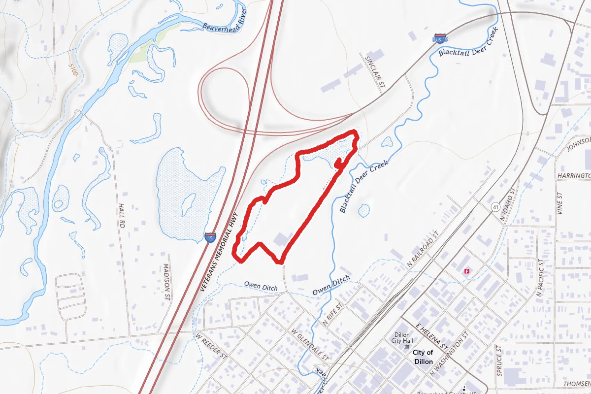 Blacktail Meadows trail