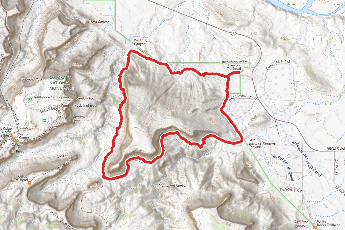 Monument Canyon Loop Trail