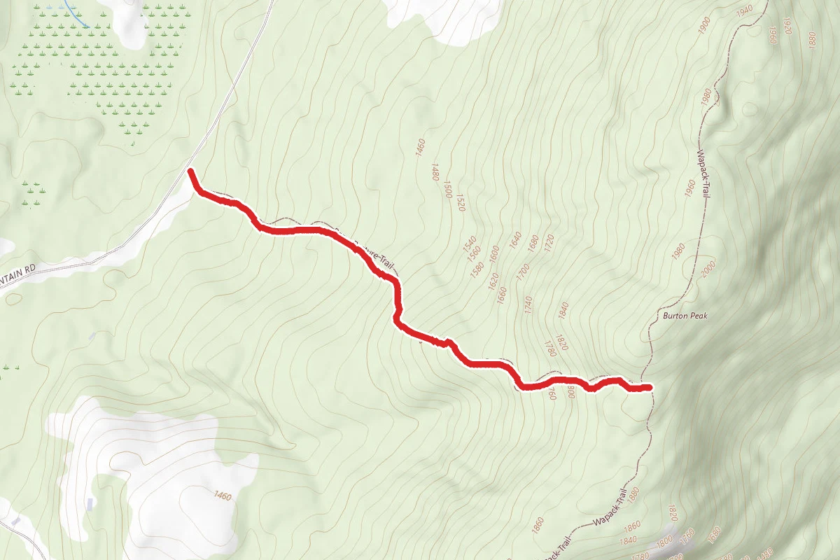 Berry Pasture Trail to Wapack Trail from Mountain Road