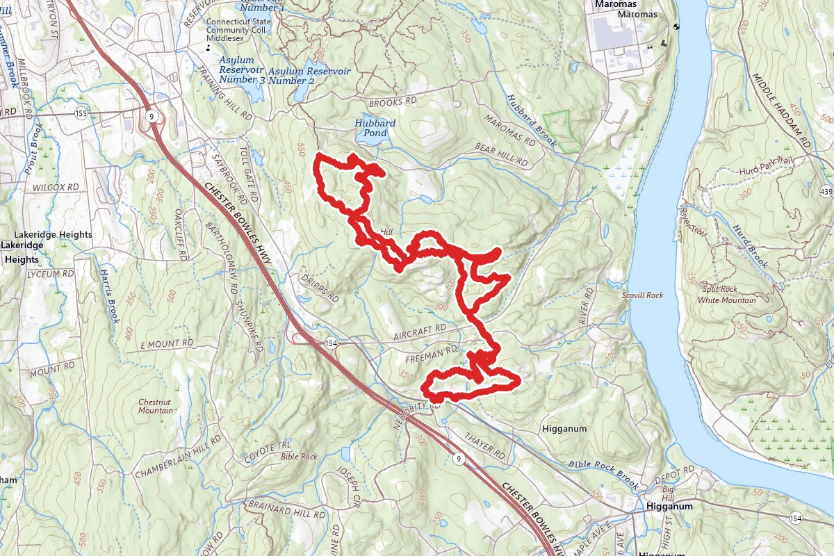 Seven Fall, Bear Hill, and Mattabessett Trail
