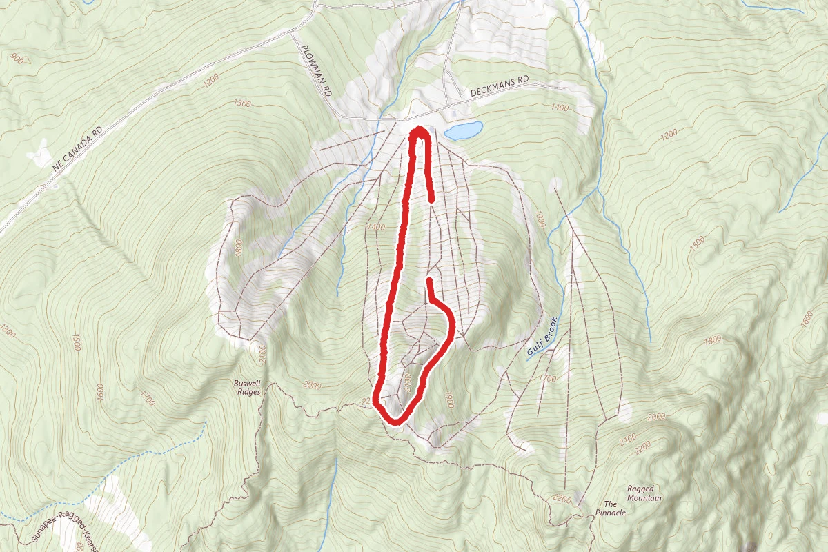 Ragged Mountain Winter Loop