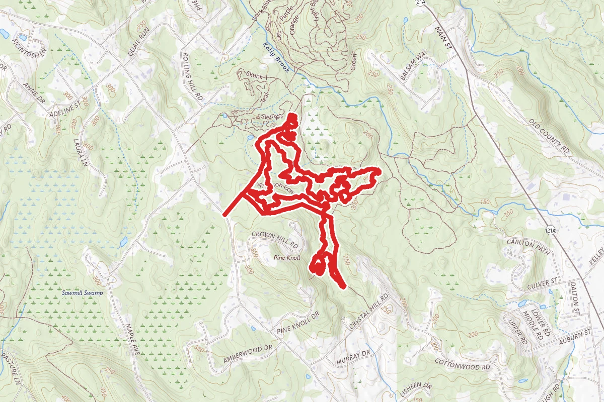 Crown Hill, Noyes Rock and Pine Knoll Trails