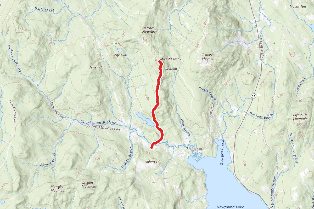 Bald Knob and Mount Crosby via Bald Knob Trail