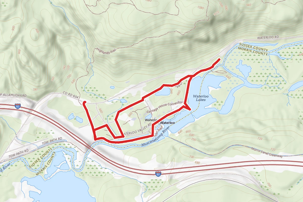 Highlands Trail and Morris Canal Greenway Loop