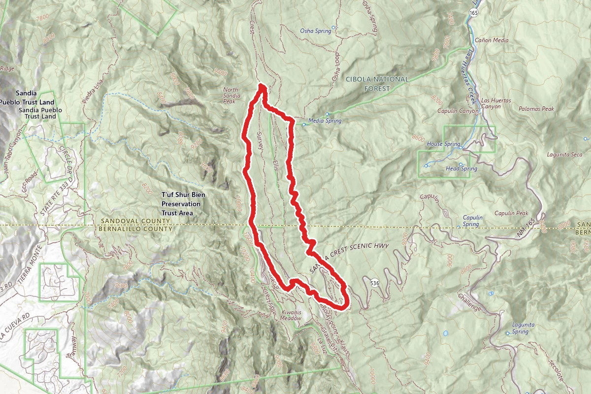 10K and North Crest Loop