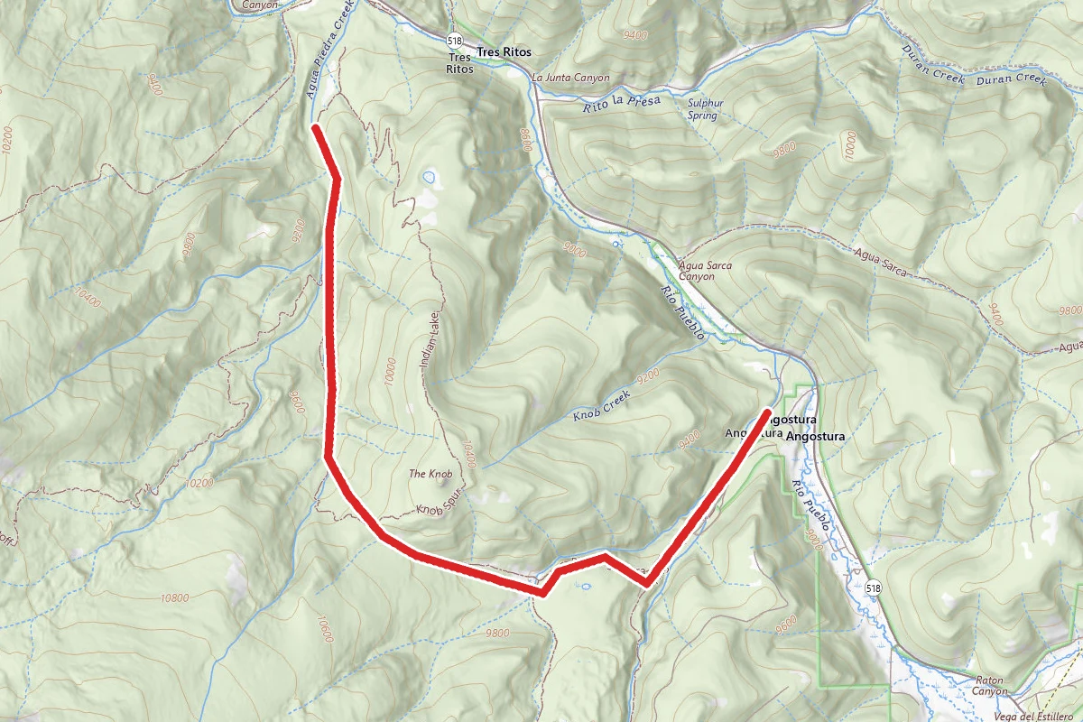 West Fork Angostura Trail