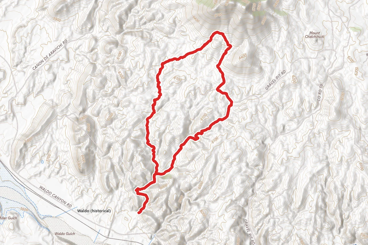 Cerrillos Hills Wash Loop