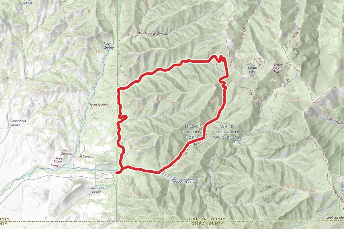 Goat Canyon to Dry Canyon Loop