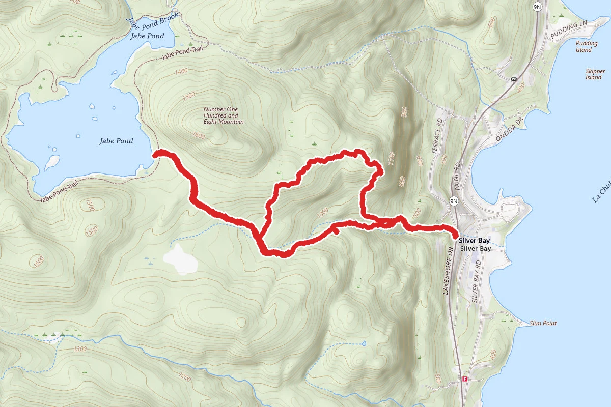 Jabe Pond and Sunrise Mountain Loop