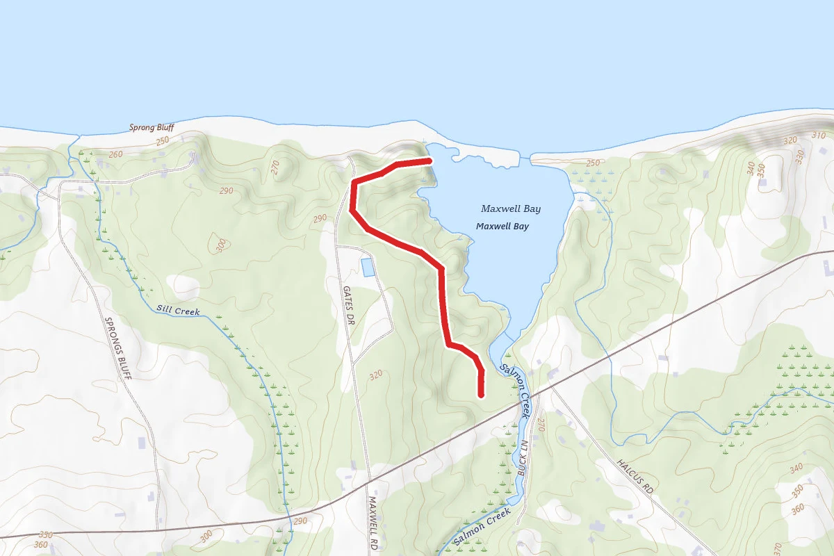 Salmon Creek to Maxwell Bay