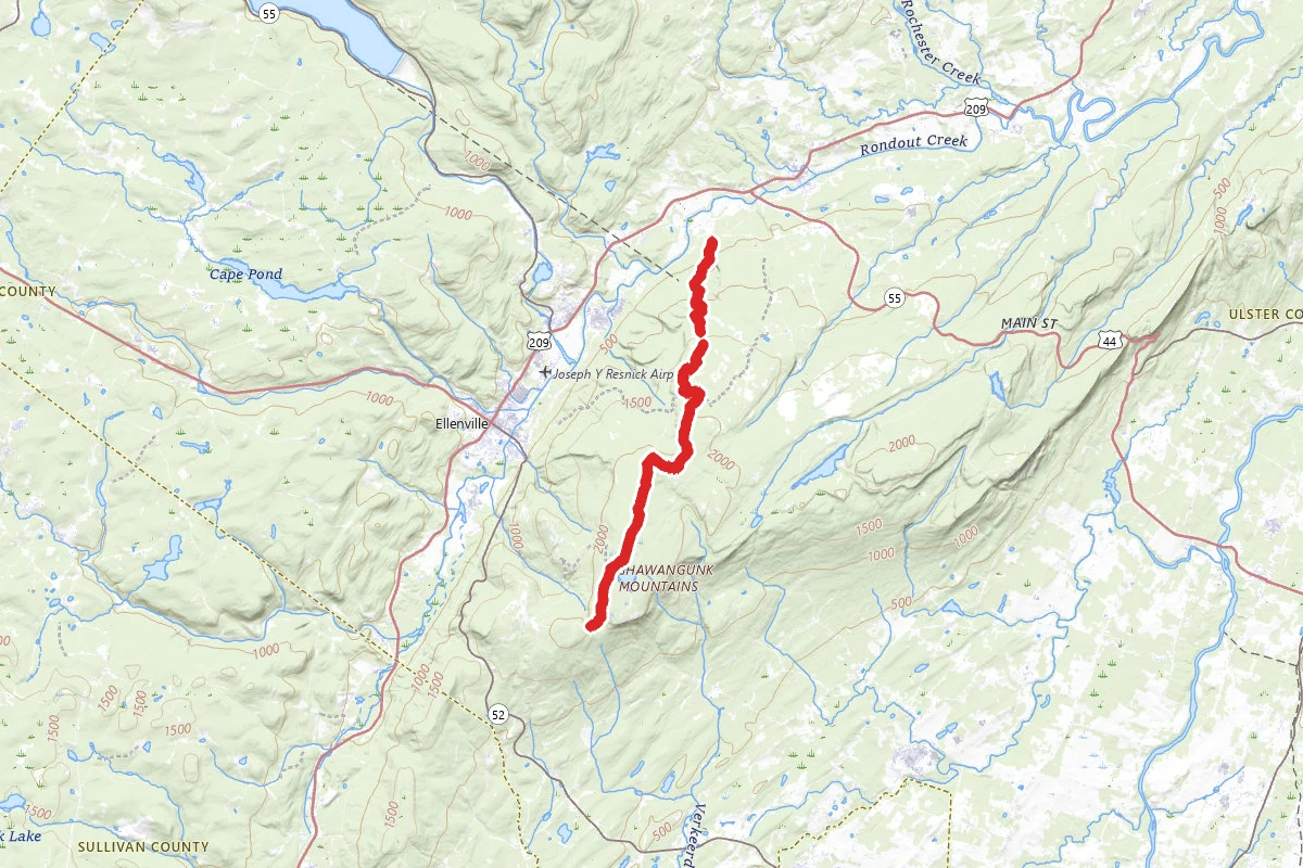 Mine Hole Trail to High Point