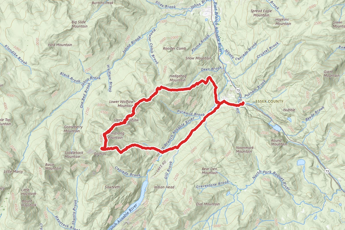 W.A. White to Beaver Meadow Loop