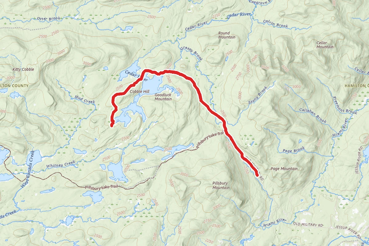 Cedar Lakes and French Louie Trail