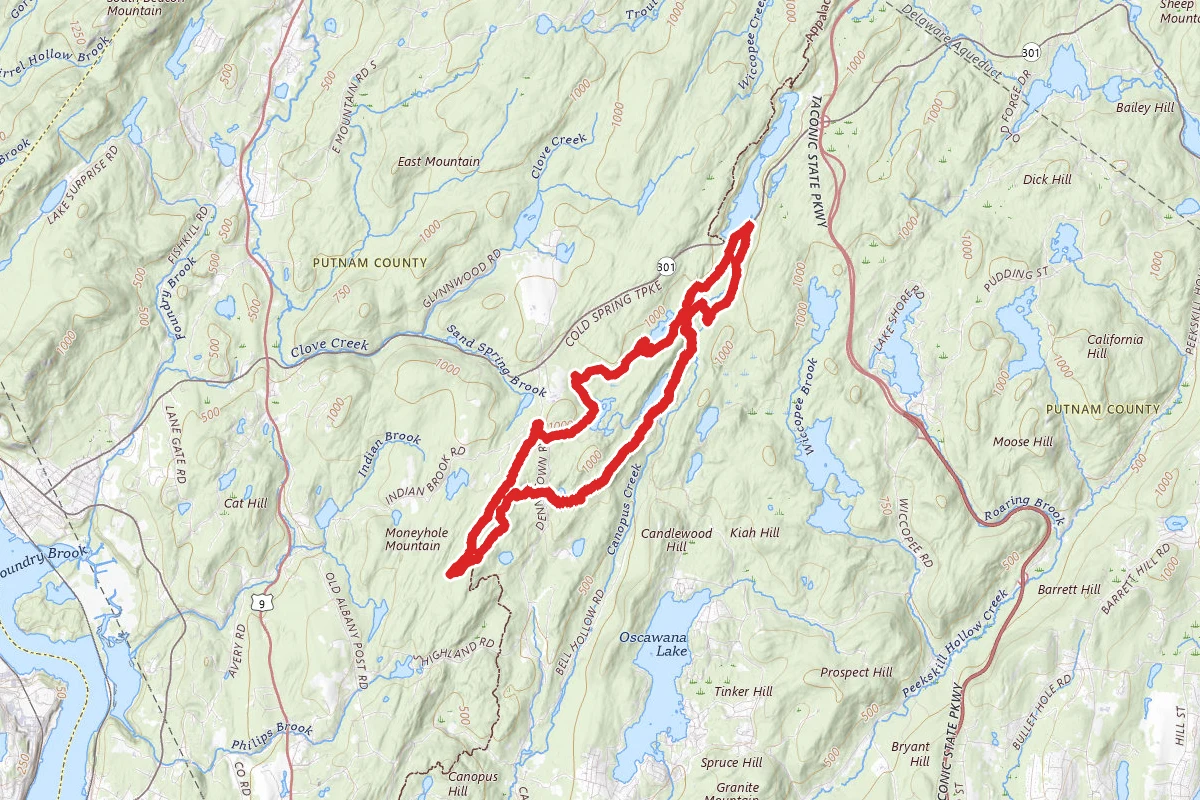 Appalachian Trail Loop via Canopus Lake