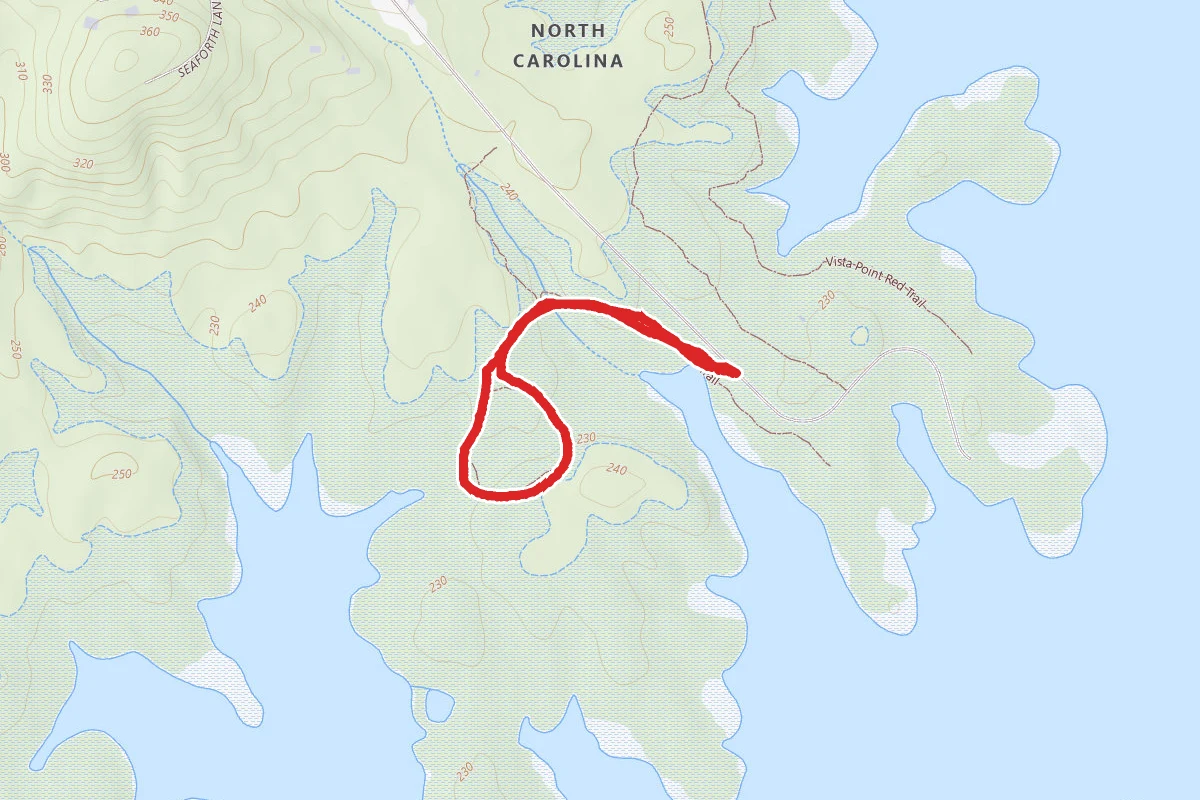 Vista Point Blue Trail