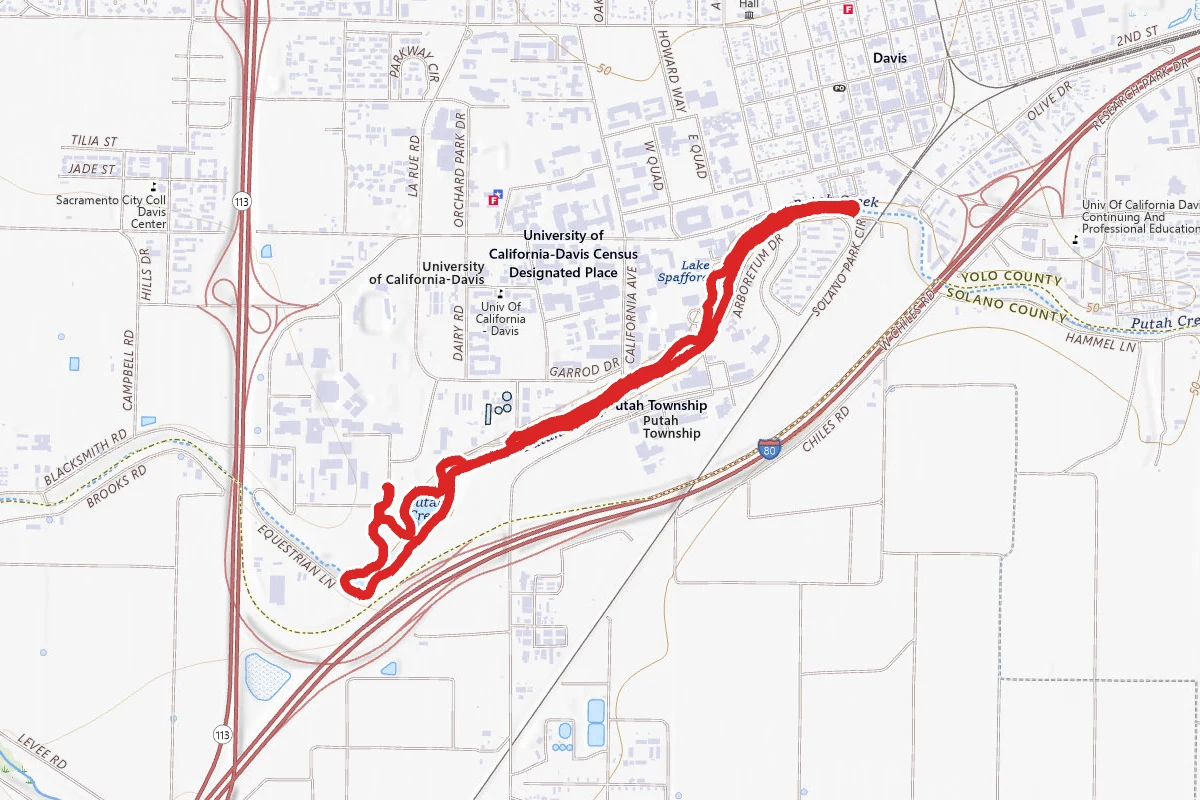 UC Davis Arboretum Trail